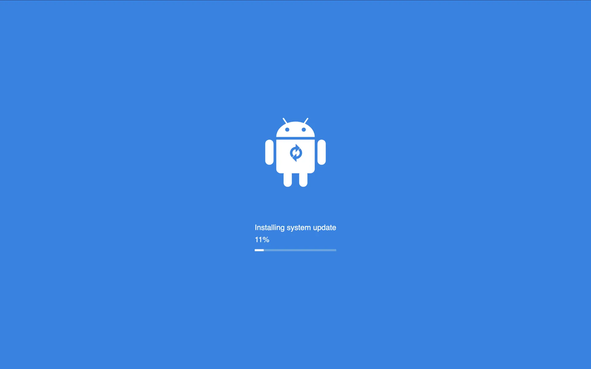 Android Update Screen