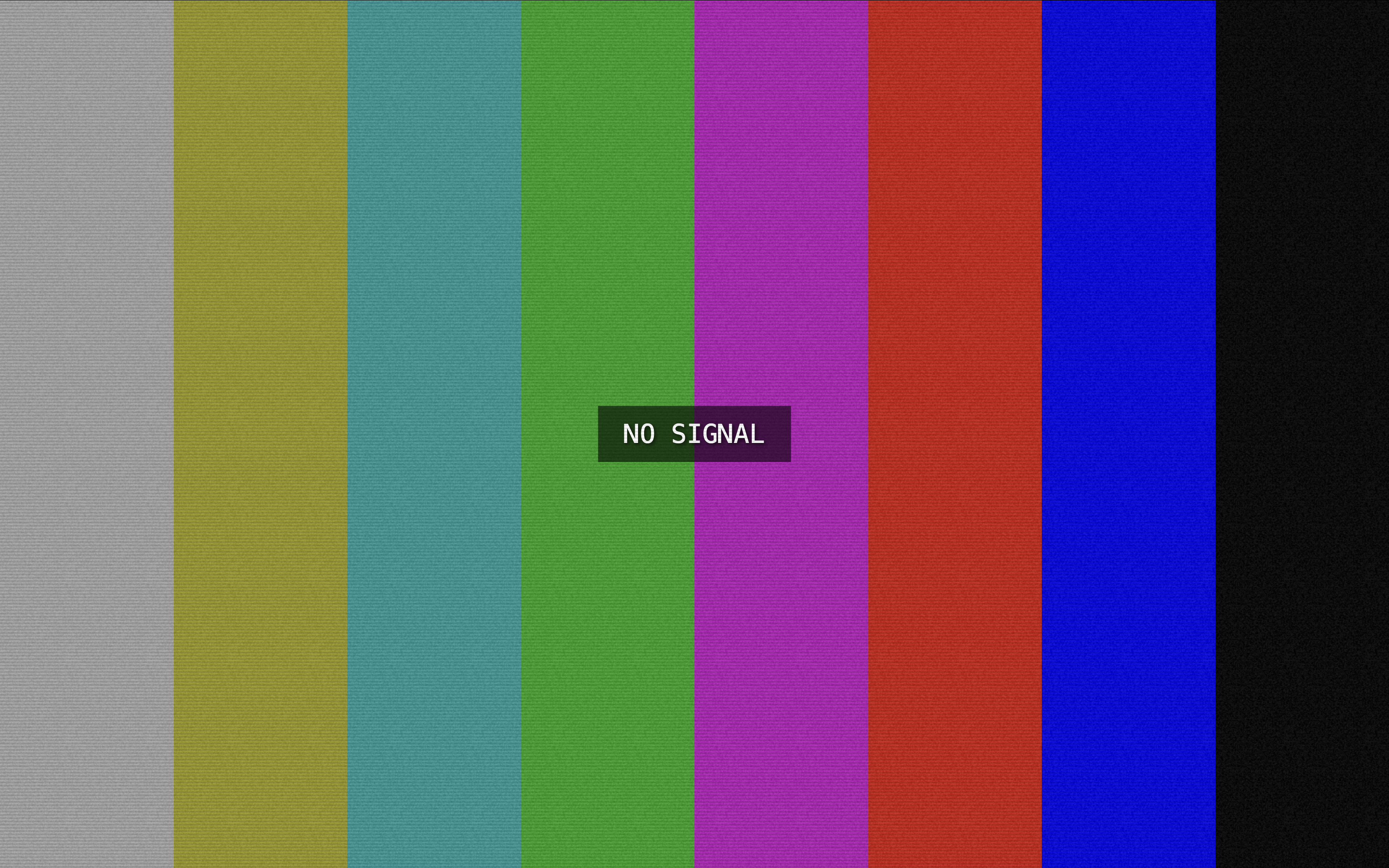 No Signal Color Bars Screensaver